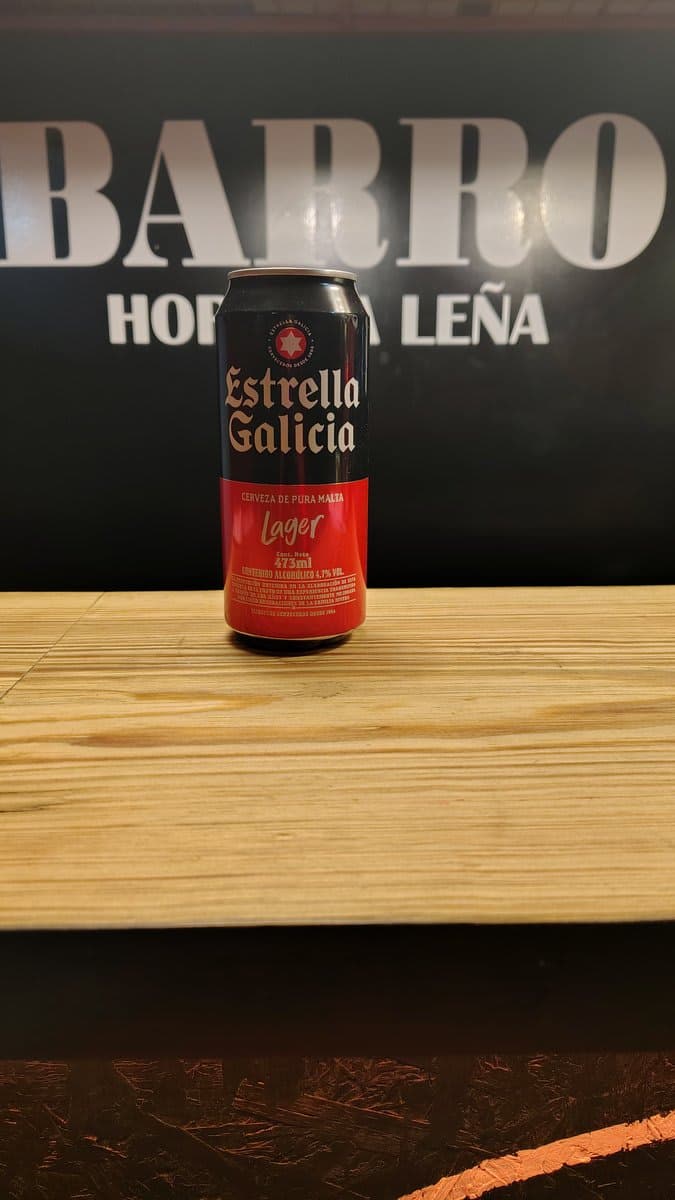 Cerveza Estrella Galicia lata 473 ml
